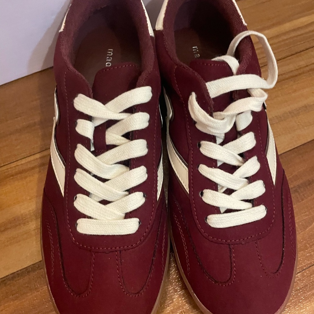 Madden Girl Burgundy Sneakers